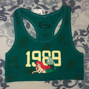 Disney Little Mermaid Sports bra